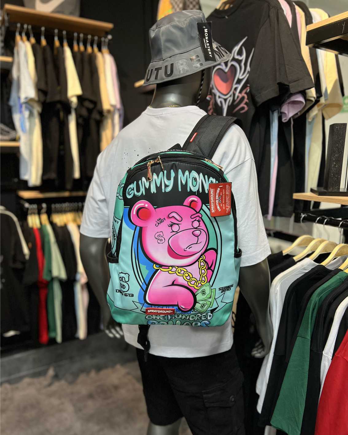 Oso Graffity / Morral Sprayground Estampado